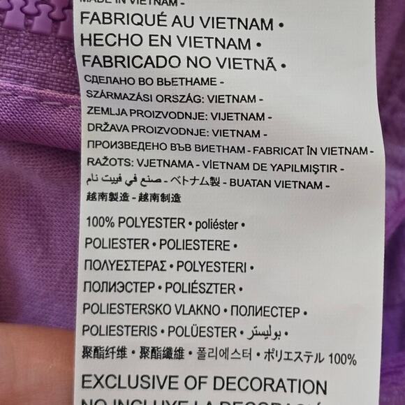 Nike 2pc Lilac Lavender Purple Velour Pants‎ and Hoodie Size 6 New! - Picture 10 of 11